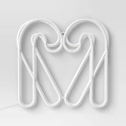 LED Animated Christmas Neon Candy Canes Forming Heart Hangable Sign White/Red - Wondershop™ -Wondershop GUEST c8e9f3e1 815a 4097 ad0b d06eaaccf39d