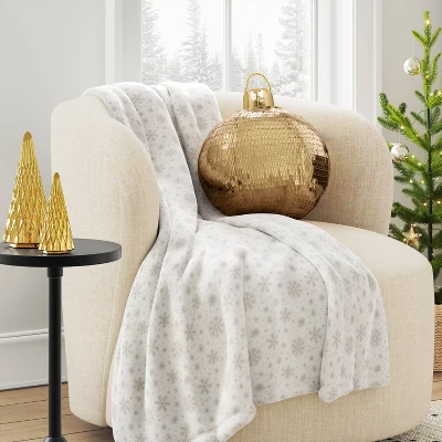 9"x11" 3D Christmas Disco Ball Shape Sequin Pillow Champagne Gold - Wondershop™ 1 9"x11" 3D Christmas Disco Ball Shape Sequin Pillow Champagne Gold - Wondershop™