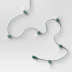 Incandescent Christmas Filament String Lights Clear With Green Wire - Wondershop™ -Wondershop GUEST e65d0387 ff1a 43fa 9b40 bac9aece19ac