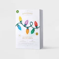 25ct LED C9 Faceted Christmas String Lights With Green Wire - Wondershop™ 9 25ct LED C9 Faceted Christmas String Lights With Green Wire - Wondershop™ -Wondershop GUEST ec90a092 b08a 4c86 b818 00f59351f57a