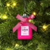 Christmas Glass Hot Pink Perfume Ornament - Wondershop™