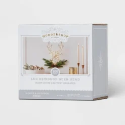 LED Dewdrop Deer Head With Faux Greenery Christmas Novelty Silhouette Light - Wondershop™ -Wondershop GUEST f7e291ba 3e1f 4d7c 8b02 bd99d5a05ee0