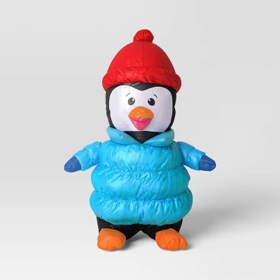 3'x4' Christmas Indoor/Outdoor Lighted Inflatable Penguin In Puffer Jacket - Wondershop™ 2 3'x4' Christmas Indoor/Outdoor Lighted Inflatable Penguin In Puffer Jacket - Wondershop™ - Image 2