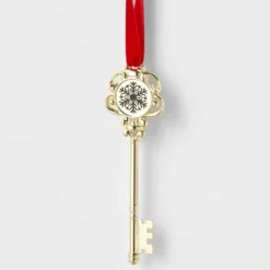 4" 'Santa's Magic Key' Christmas Tree Ornament Gold - Wondershop™ -Wondershop GUEST fb88fe1f 7e31 48e7 8104 a5dd80783aa4