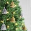 3' 5" Christmas Mini Tassel Ornament Set Champagne - Wondershop™